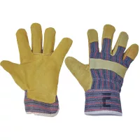 Kombinált Bőr-Textil Védőkesztyűk