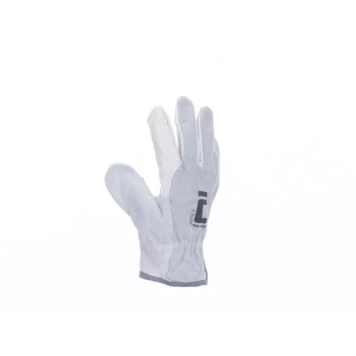 LINOTTE bőrkesztyű szürke 10