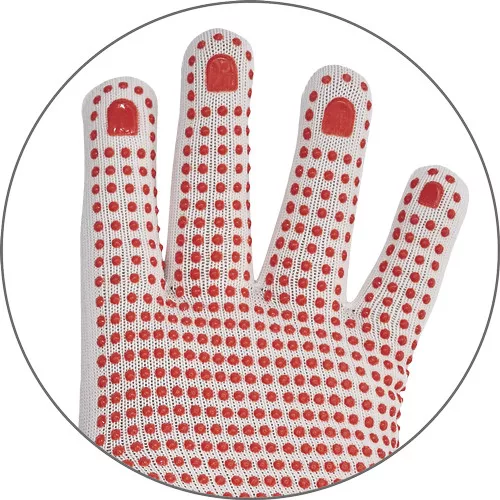GANNET kötött nylon,PVC pötty fekete 12