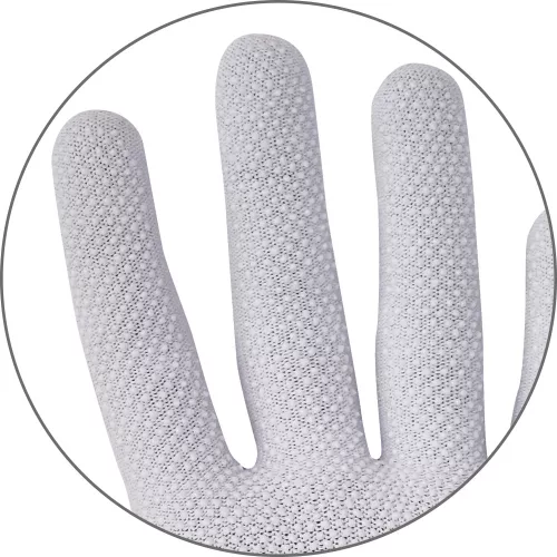 BUSTARD EVO VAM pamutkesztyű+PVC fehér 9