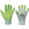 FUDGE kesztyű nylon, latex tenyér zöld 5
