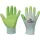 FUDGE kesztyű nylon, latex tenyér zöld 5