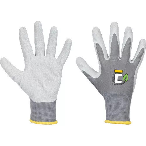 ECO crincle kesztyű szürke 10