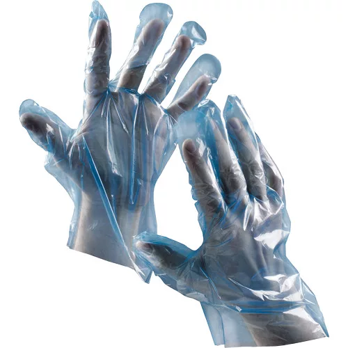 DUCK BLUE kesztyű PE kék 100db HG L-9