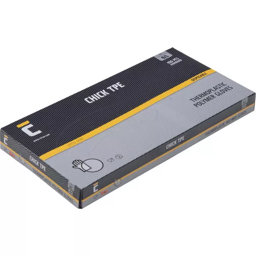 CHICK TPE kesztyű víztiszta M