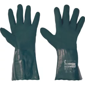 PETREL kesztyű zöld PVC - 11