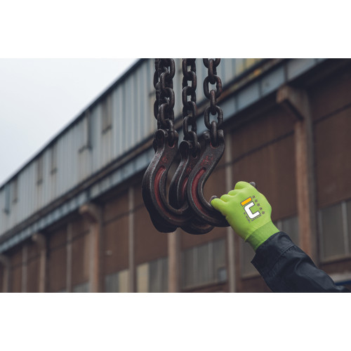 TURTUR téli nylon PVC mártott kesztyű 8