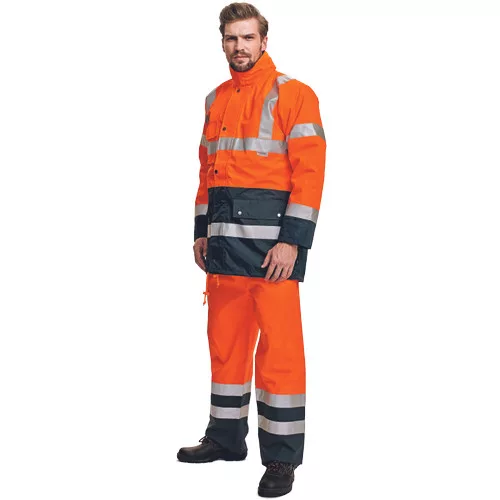 BI ROAD 4in1 HV kabát narancs/navy 3XL