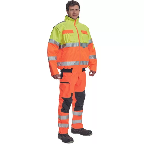 CLOVELLY PILOT dzseki HV sárga/naran4XL