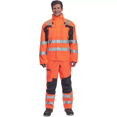 TICINO kabát HV narancs/feteke 3XL