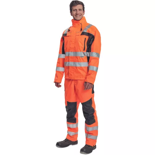 TICINO kabát HV narancs/feteke 3XL