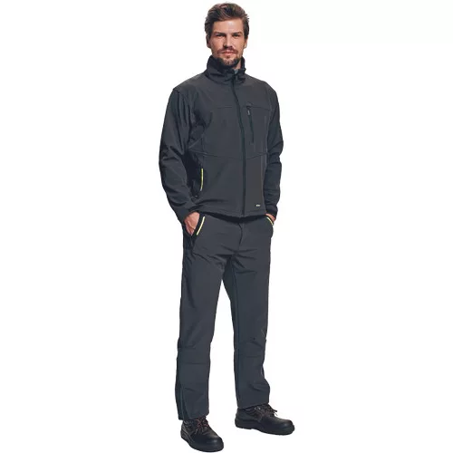 OLZA softshell kabát szürke L