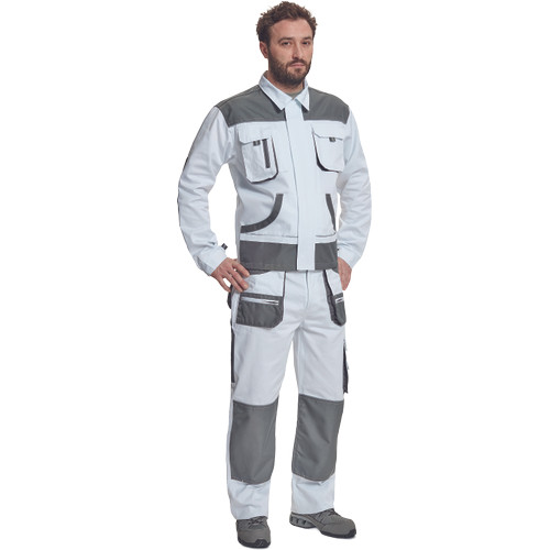 CARL kabát fehér-szürke 46