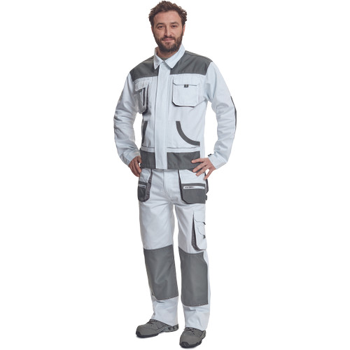 CARL kabát fehér-szürke 46