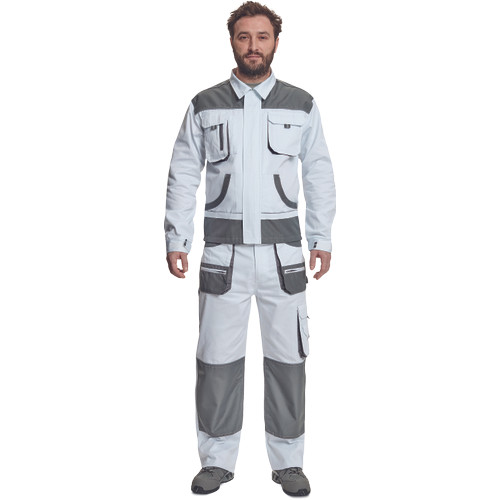 CARL kabát fehér-szürke 48