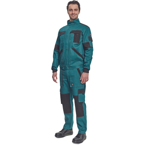 MAX SUMMER kabát zöld/fekete 44