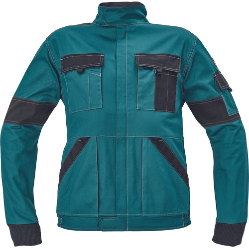 MAX SUMMER kabát petrol kék/fekete 50