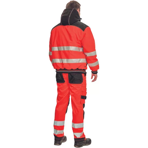 KNOXFIELD Hi-Vis pilóta dzseki piros XL
