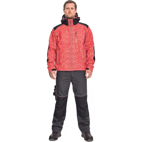 KNOXFIELD softshell dzseki piros S