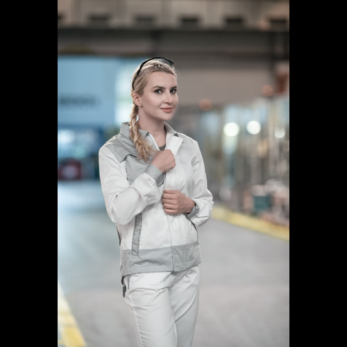 MONTROSE LADY kabát fehér/szürke 34