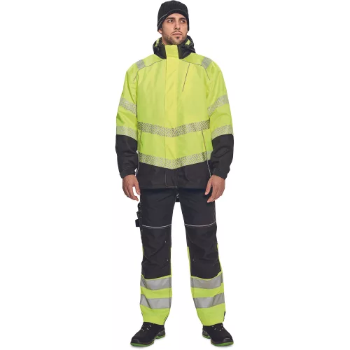 KNOXFIELD PROFI HV kabát sárga XL