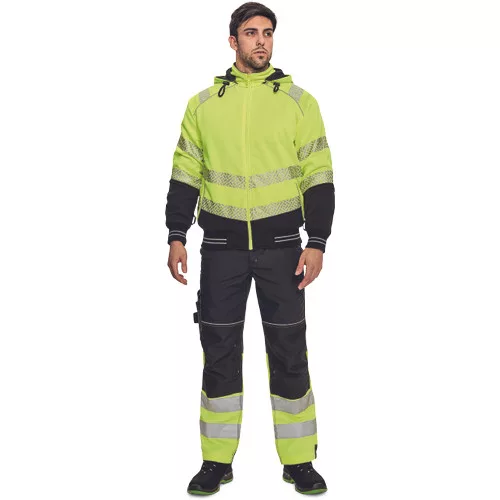 KNOXFIELD PRF HV 2in1 kardigá sárga 4XL