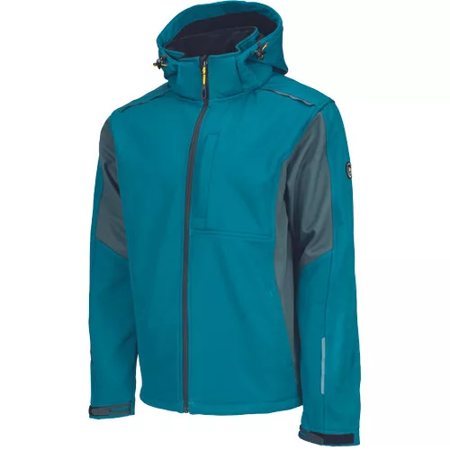 DAYBORO softshell dzseki petrol kék 4XL