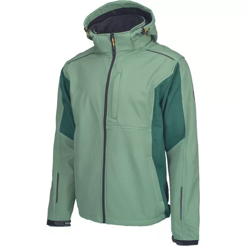DAYBORO softshell dzsek szürkés-zöld 4XL