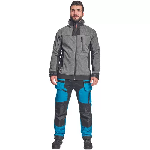 HUYER SOFTSHELL kabát szürke S