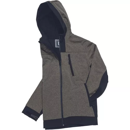 HUYER SOFTSHELL kabát olajzöld XL