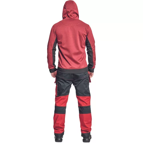 HUYER SOFTSHELL kabát piros XXL