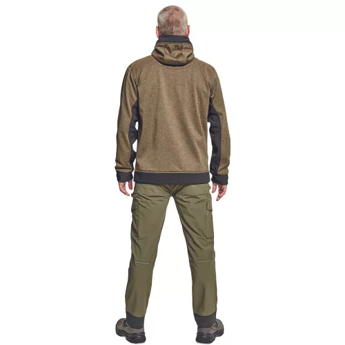 HUYER SOFTSHELL kabát bézs 3XL