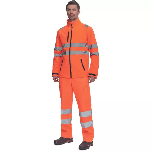 MURCIA HV SOFTSHELL kabát narancssárga M