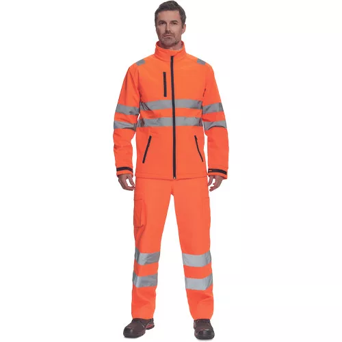MURCIA HV SOFTSHELL kabát narancssárga L