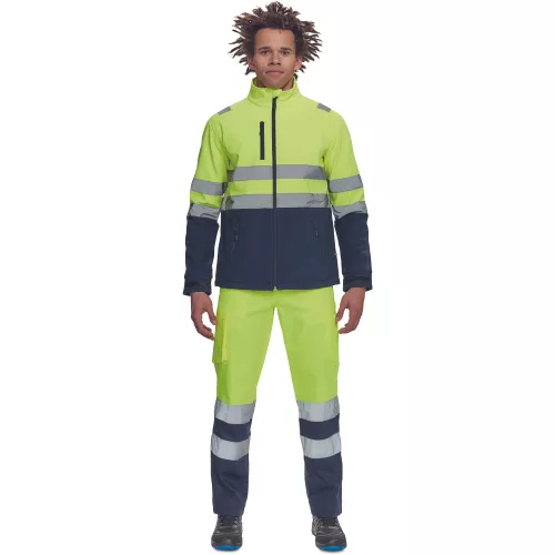 GRANADA HV SOFTSH.kabát sárga/navy M