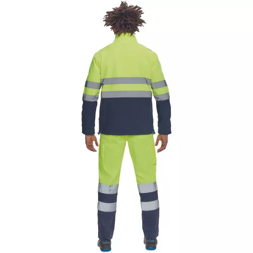 GRANADA HV SOFTSH.kabát sárga/navy M