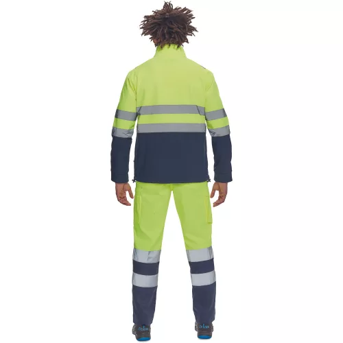 GRANADA HV SOFTSH.kabát sárga/navy M