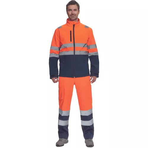 GRANADA HV SOFTSH.kabát narancs/navy XXL