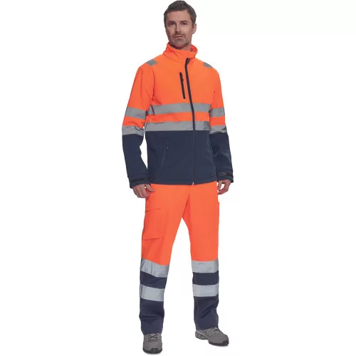 GRANADA HV SOFTSH.kabát narancs/navy XXL