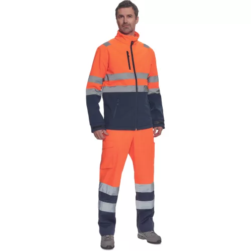 GRANADA HV SOFTSH.kabát narancs/navy XXL