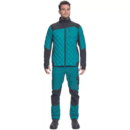NEURUM SOFTSHELL kabát petrol kék XXL