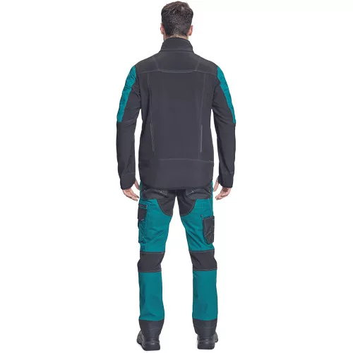 NEURUM SOFTSHELL kabát petrol kék XXL