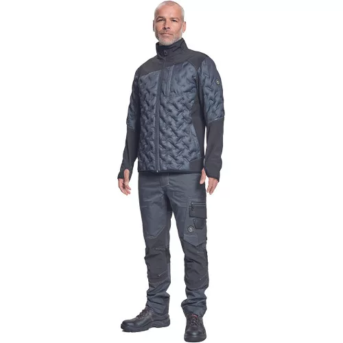 NEURUM SOFTSHELL kabát antracit S