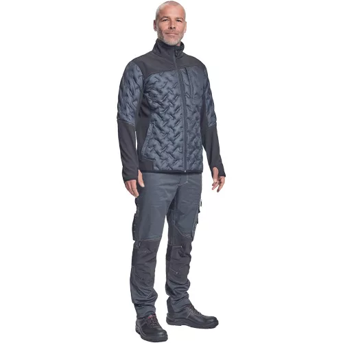 NEURUM SOFTSHELL kabát antracit S
