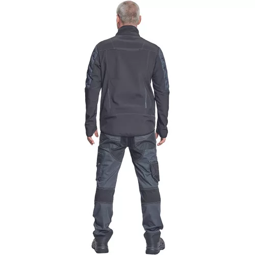 NEURUM SOFTSHELL kabát antracit S
