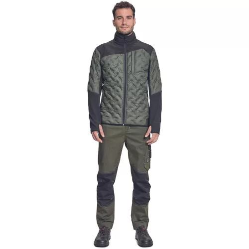 NEURUM SOFTSHELL kabá sötét olajzöld 4XL