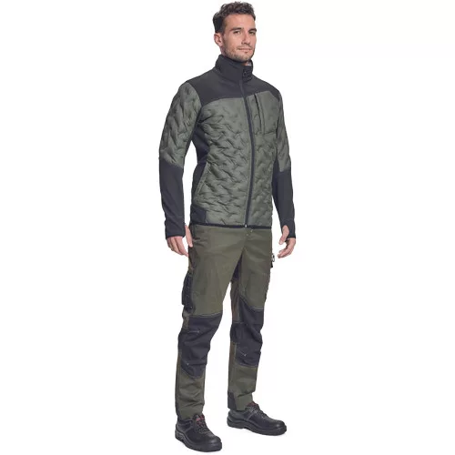 NEURUM SOFTSHELL kabá sötét olajzöld 4XL