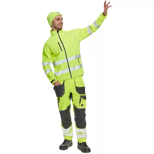 SHELDON HV softshell dzseki sárga M