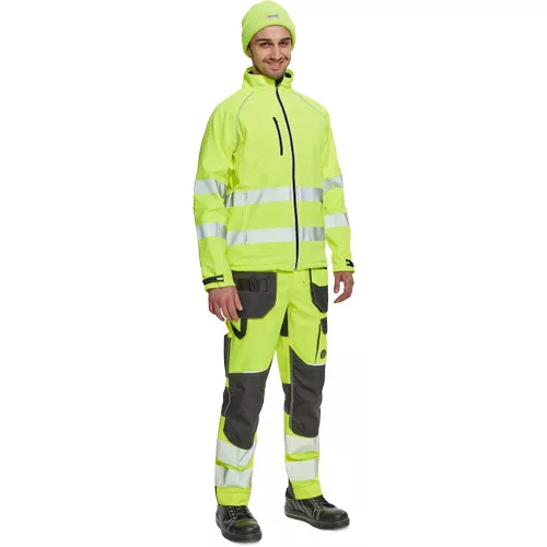 SHELDON HV softshell dzseki sárga XL