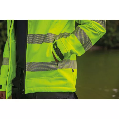 SHELDON HV softshell dzseki sárga 3XL